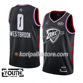 Oklahoma City Thunder Russell Westbrook 0 2019 All Star Jordan Brand Musta Lasten Pelipaidat Swingman